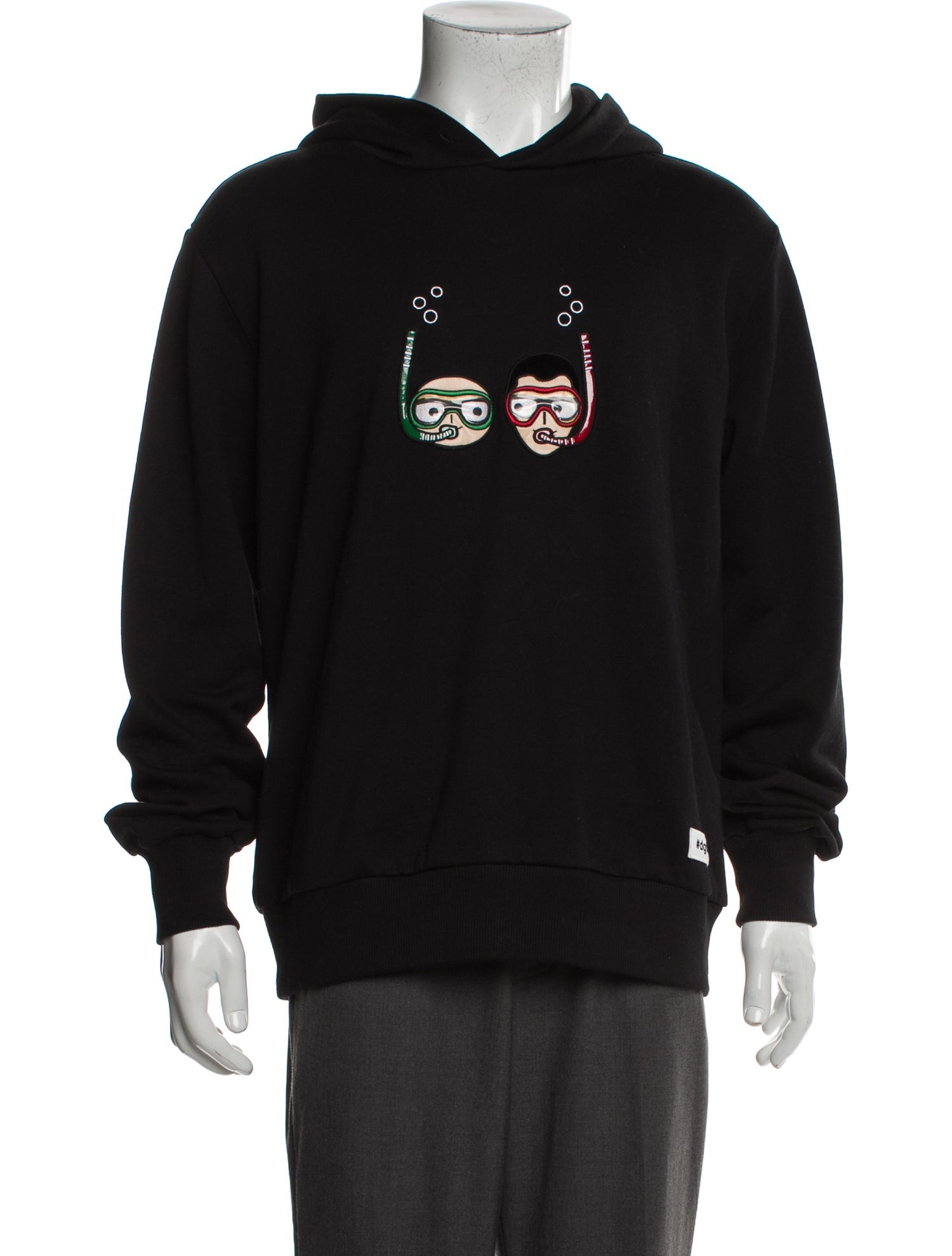 Dolce & Gabbana Graphic Print Crew Neck Hoodie