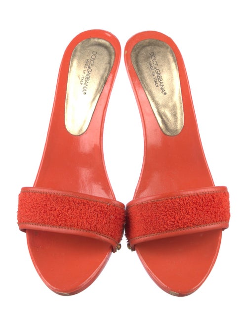 Dolce & Gabbana Terry Cloth Slides