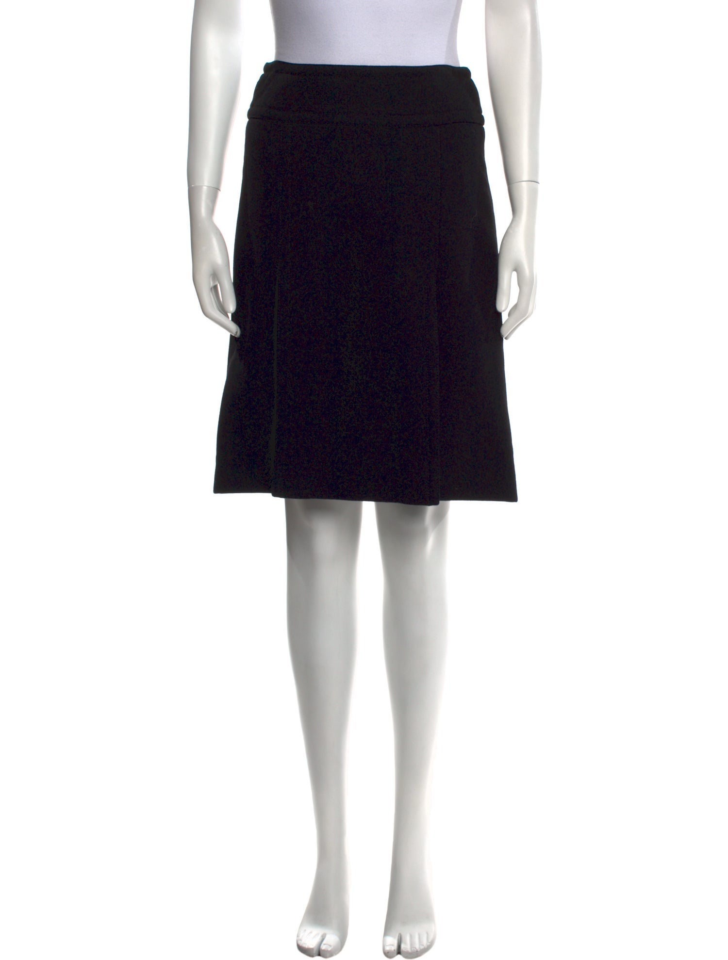 Dolce & Gabbana Virgin Wool Knee-Length Skirt