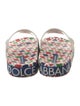 Dolce & Gabbana Carretto Print Rubber Slides