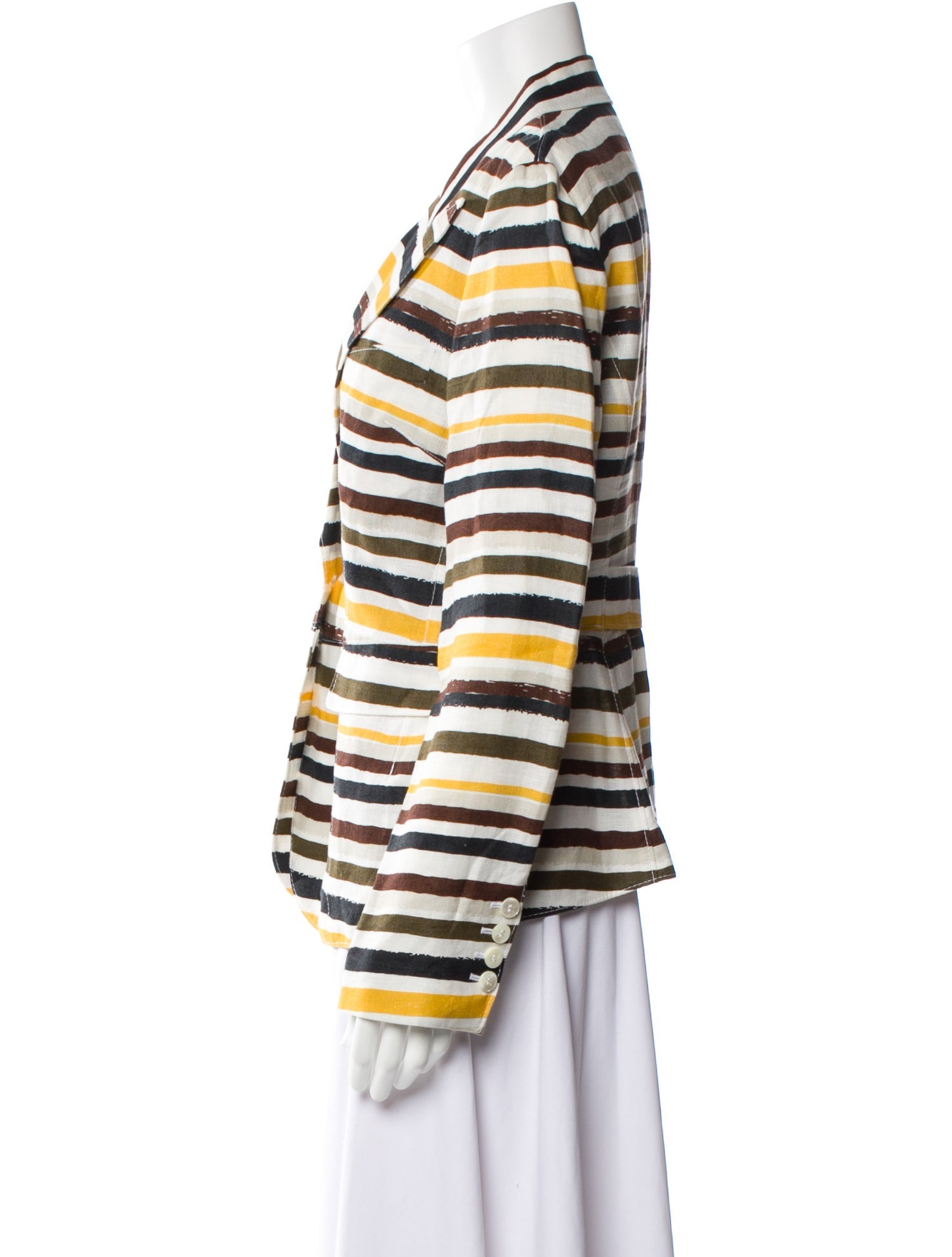 Dolce & Gabbana Linen Striped Blazer