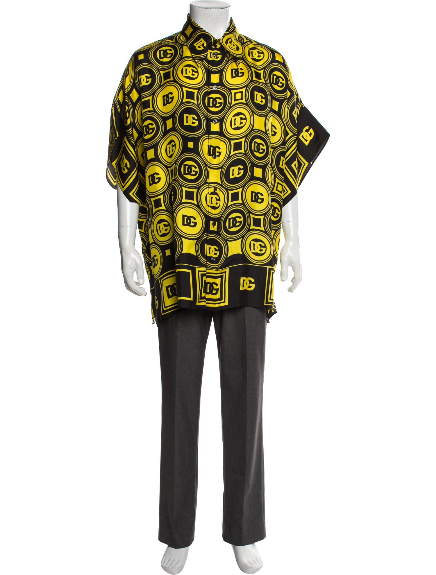 Dolce & Gabbana Silk Printed Shirt