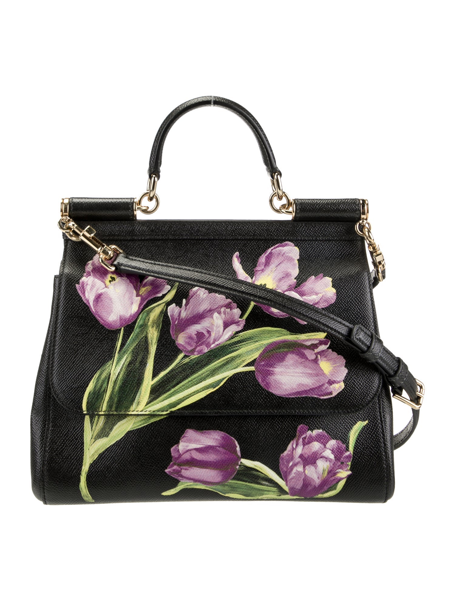Dolce & Gabbana Mambo Rose Top Handle Bag Small