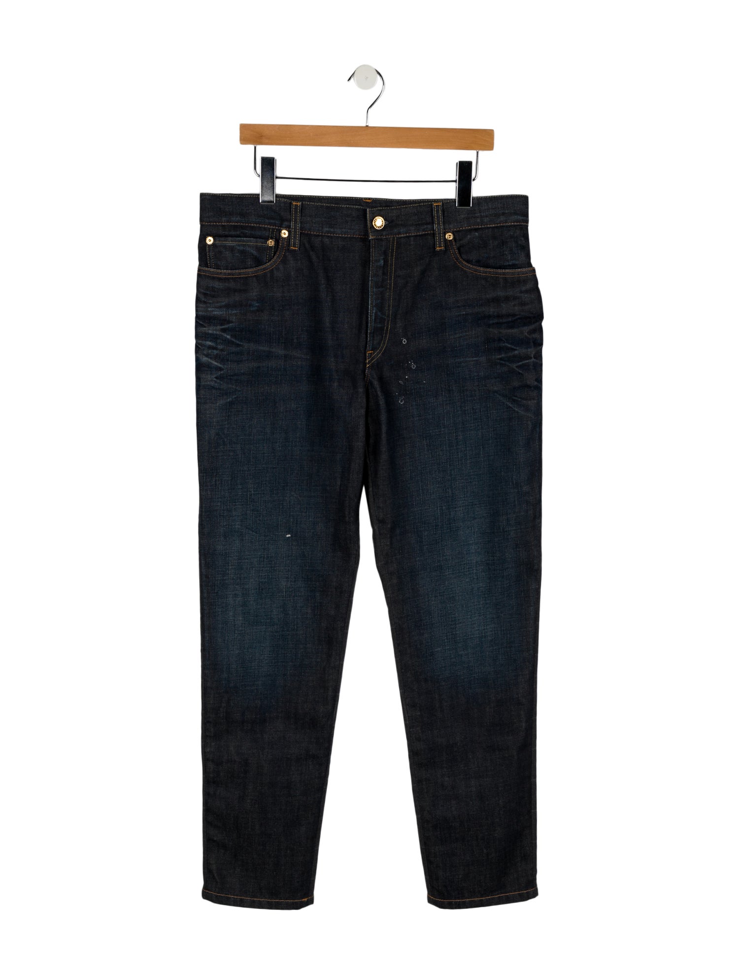 Dolce & Gabbana High-Rise Straight Leg Jeans