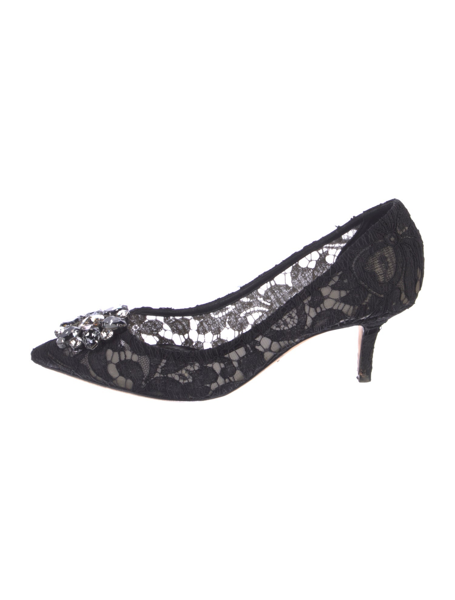 Dolce & Gabbana Lace Lace Pattern Pumps