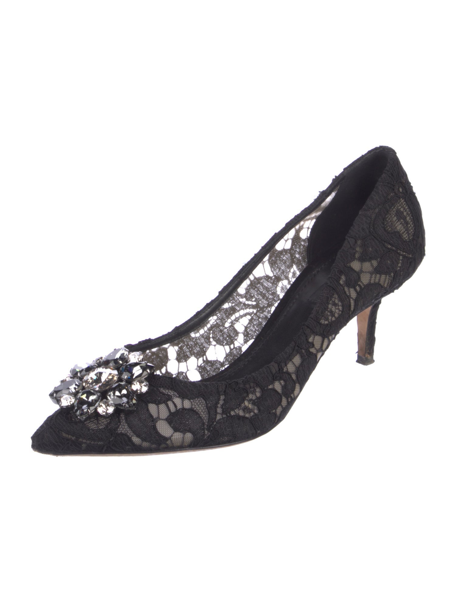 Dolce & Gabbana Lace Lace Pattern Pumps