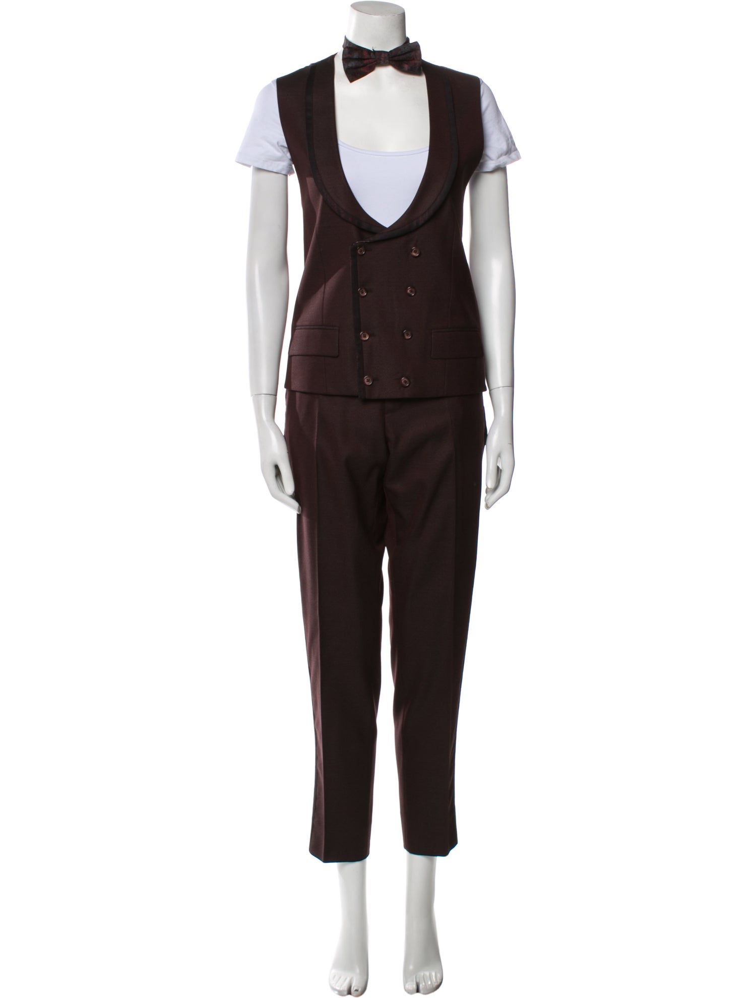 Dolce & Gabbana Virgin Wool Pantsuit