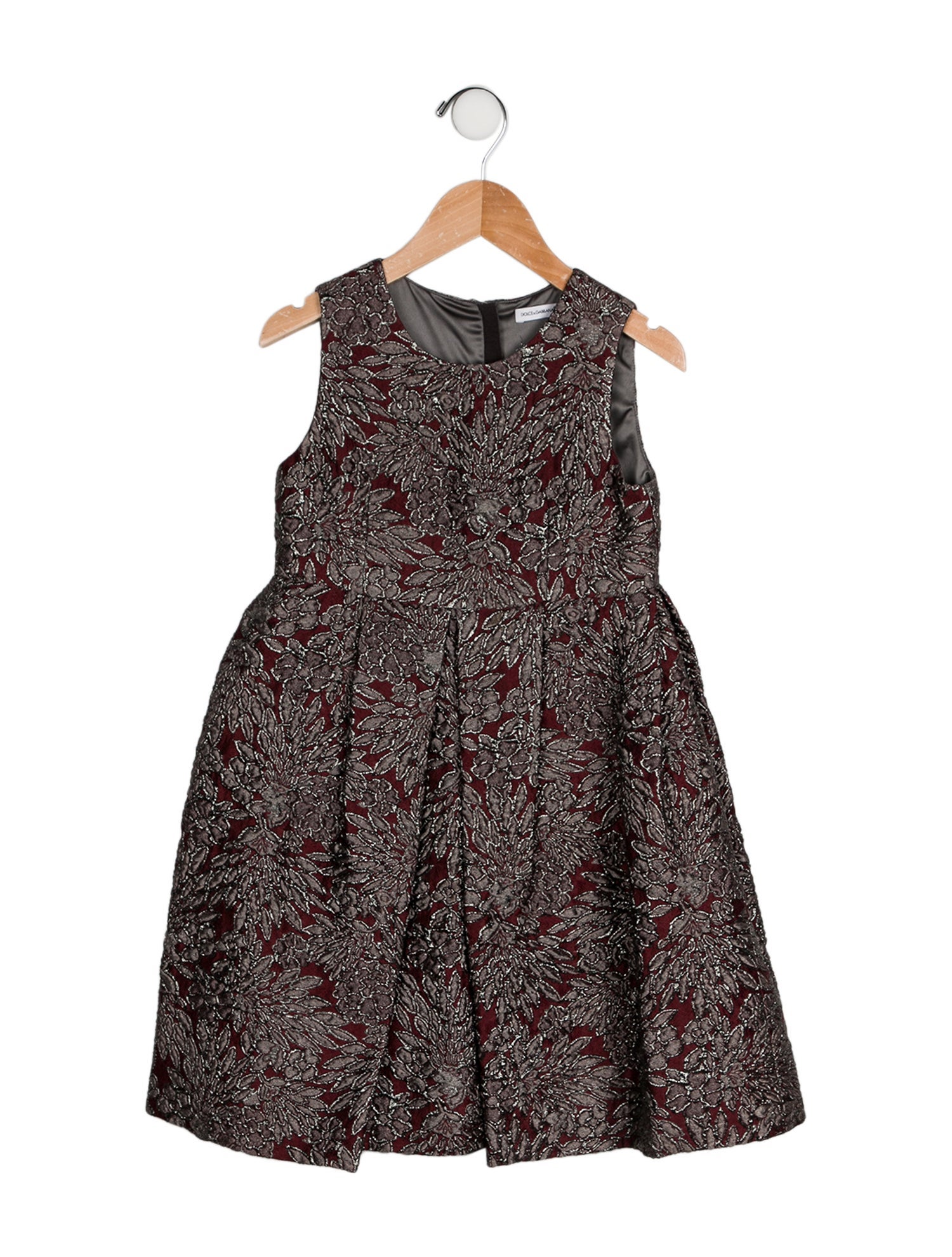 Dolce & Gabbana Girls Floral Pattern Dress