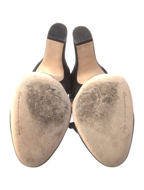 Dolce & Gabbana Mesh Floral Print Sock Boots