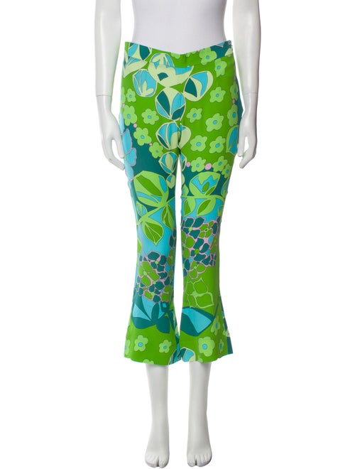 Dolce & Gabbana Printed Wide Leg Pants