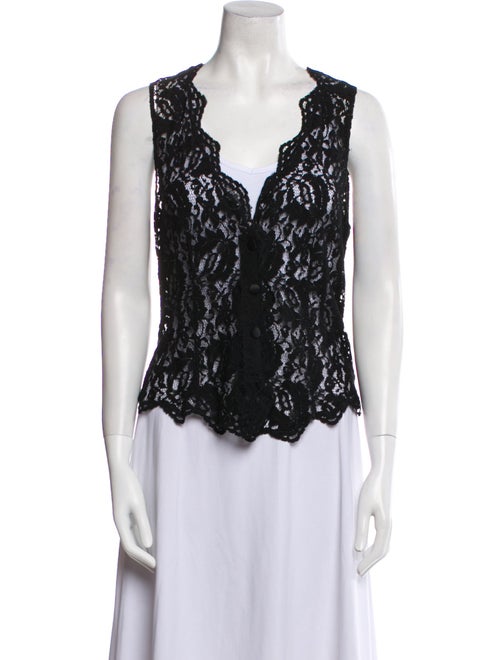 Dolce & Gabbana Lace Lace Pattern Top