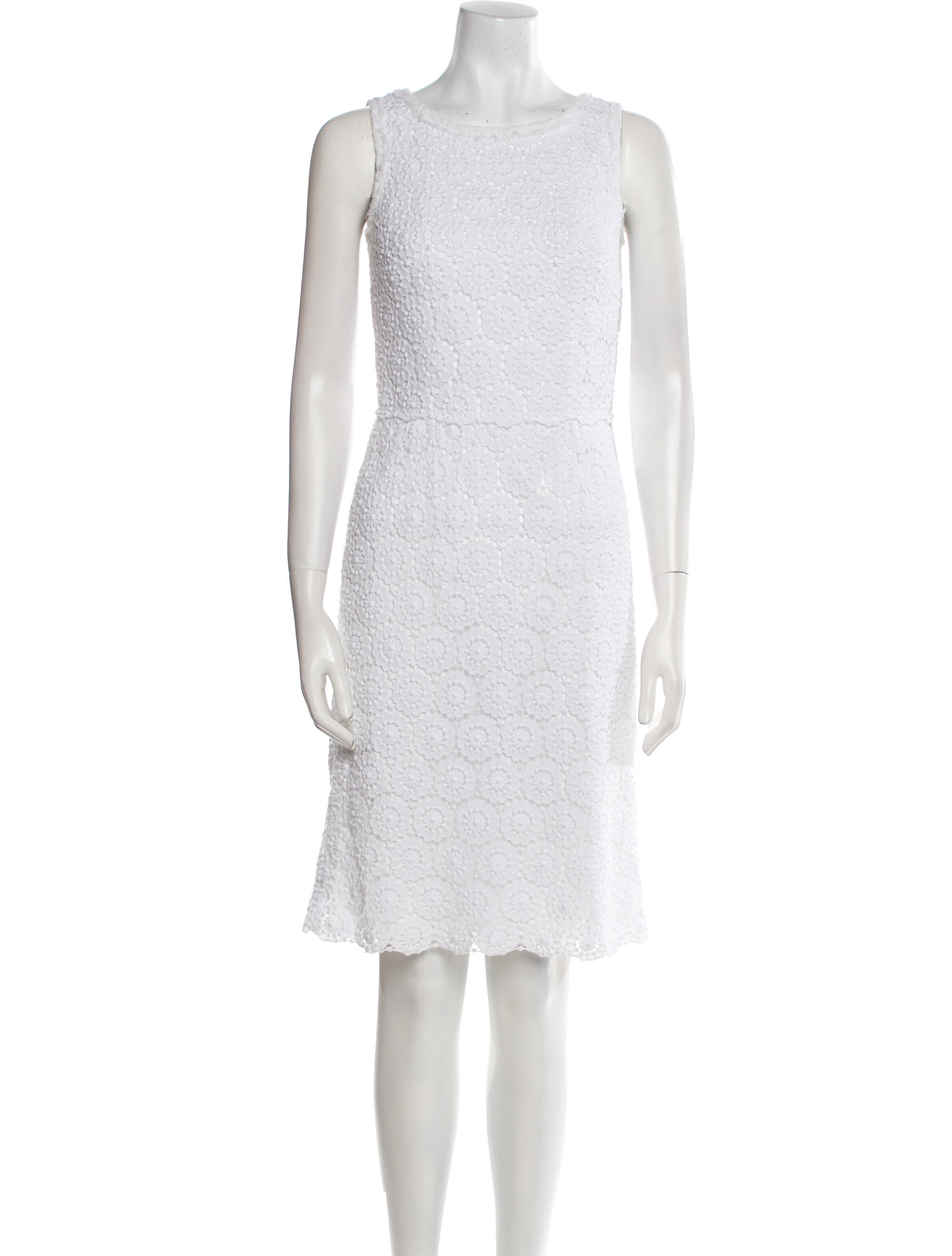 Dolce & Gabbana Bateau Neckline Knee-Length Dress