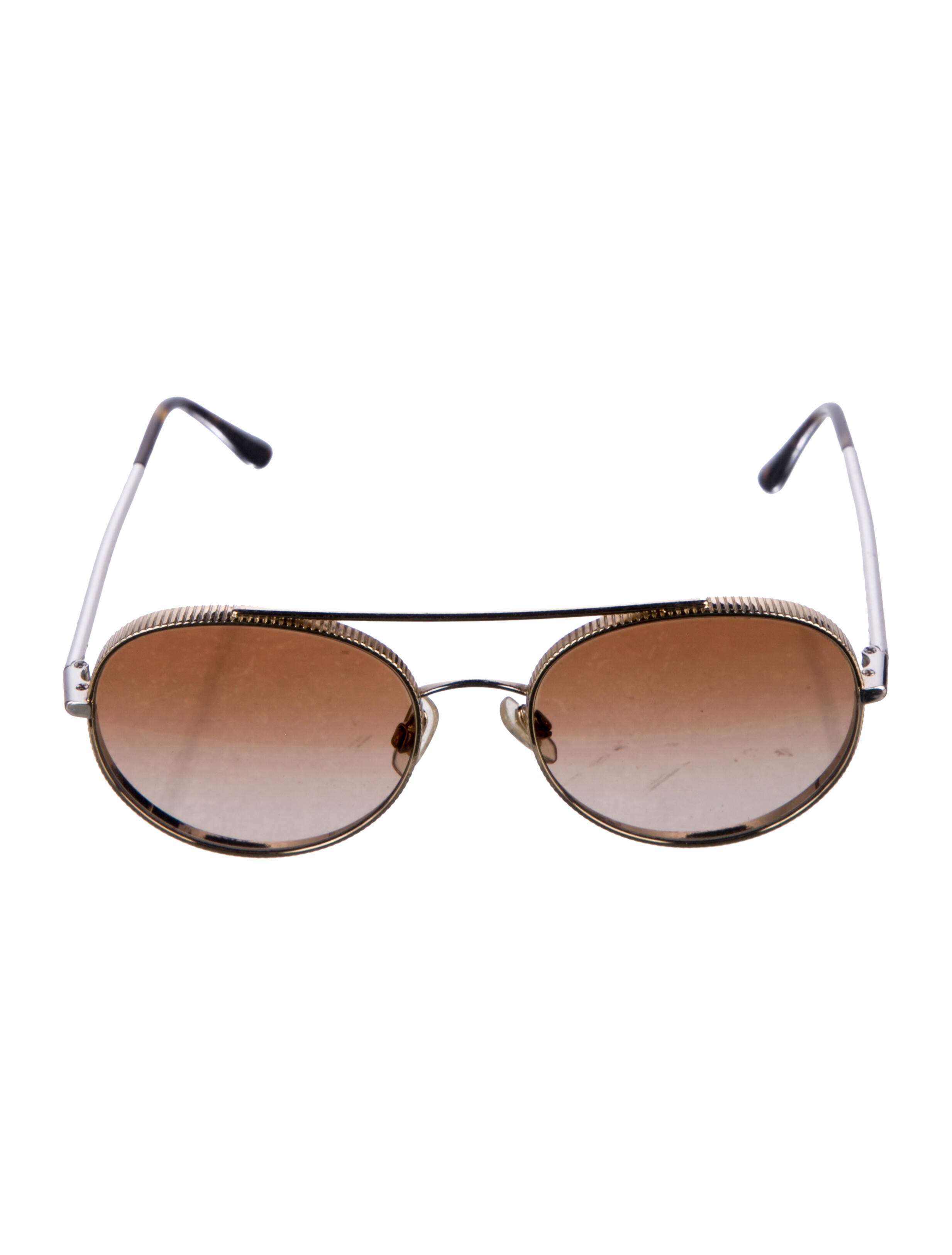 Dolce & Gabbana Round Gradient Sunglasses