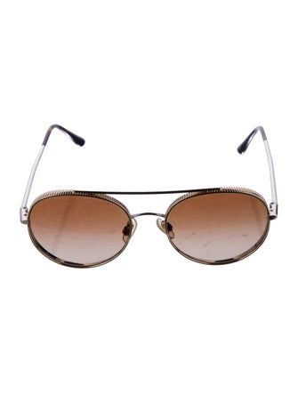Dolce & Gabbana Round Gradient Sunglasses