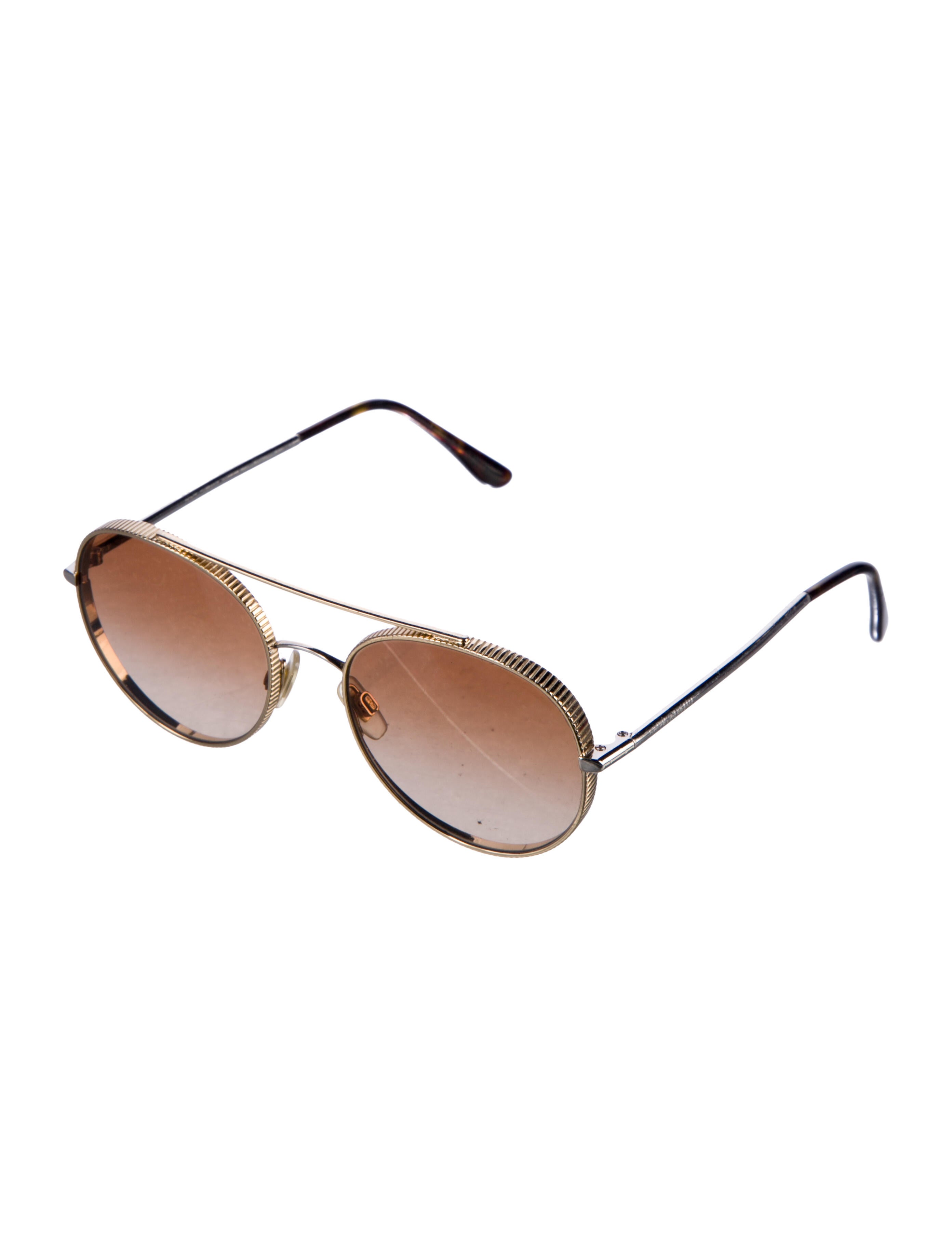 Dolce & Gabbana Round Gradient Sunglasses
