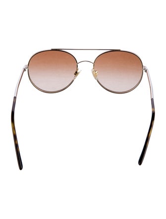 Dolce & Gabbana Round Gradient Sunglasses