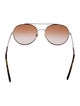 Dolce & Gabbana Round Gradient Sunglasses