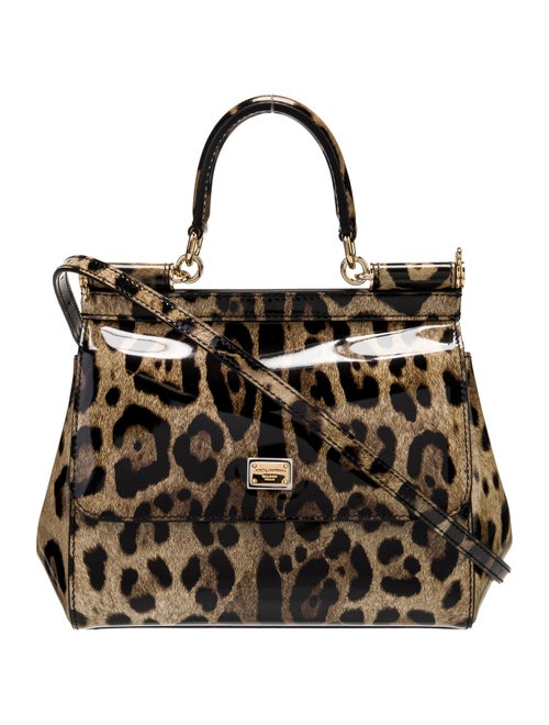 Dolce & Gabbana Patent Leather Top Handle Bag