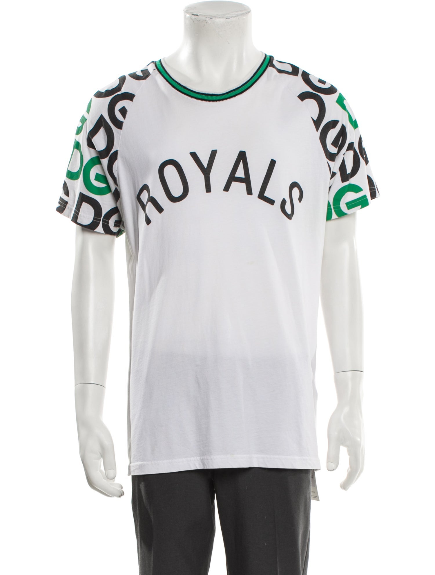 Dolce & Gabbana Graphic Print Scoop Neck T-Shirt