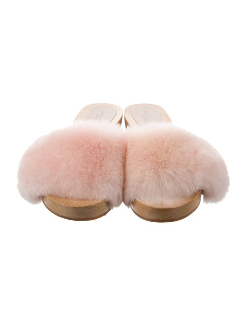 Dolce & Gabbana Faux Fur Slides