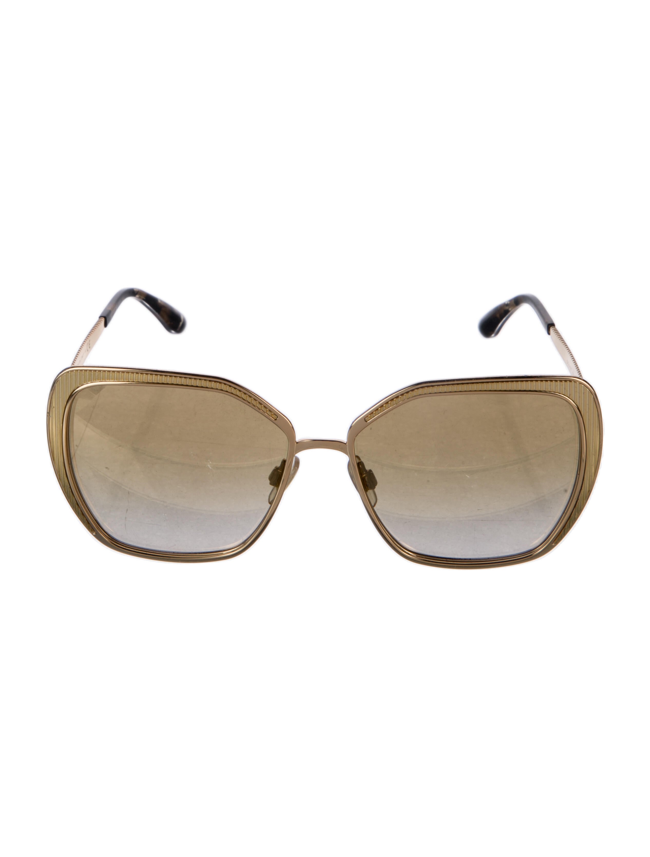 Dolce & Gabbana Oversize Gradient Sunglasses