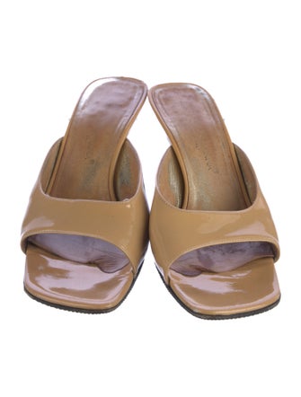 Dolce & Gabbana Patent Leather Slides