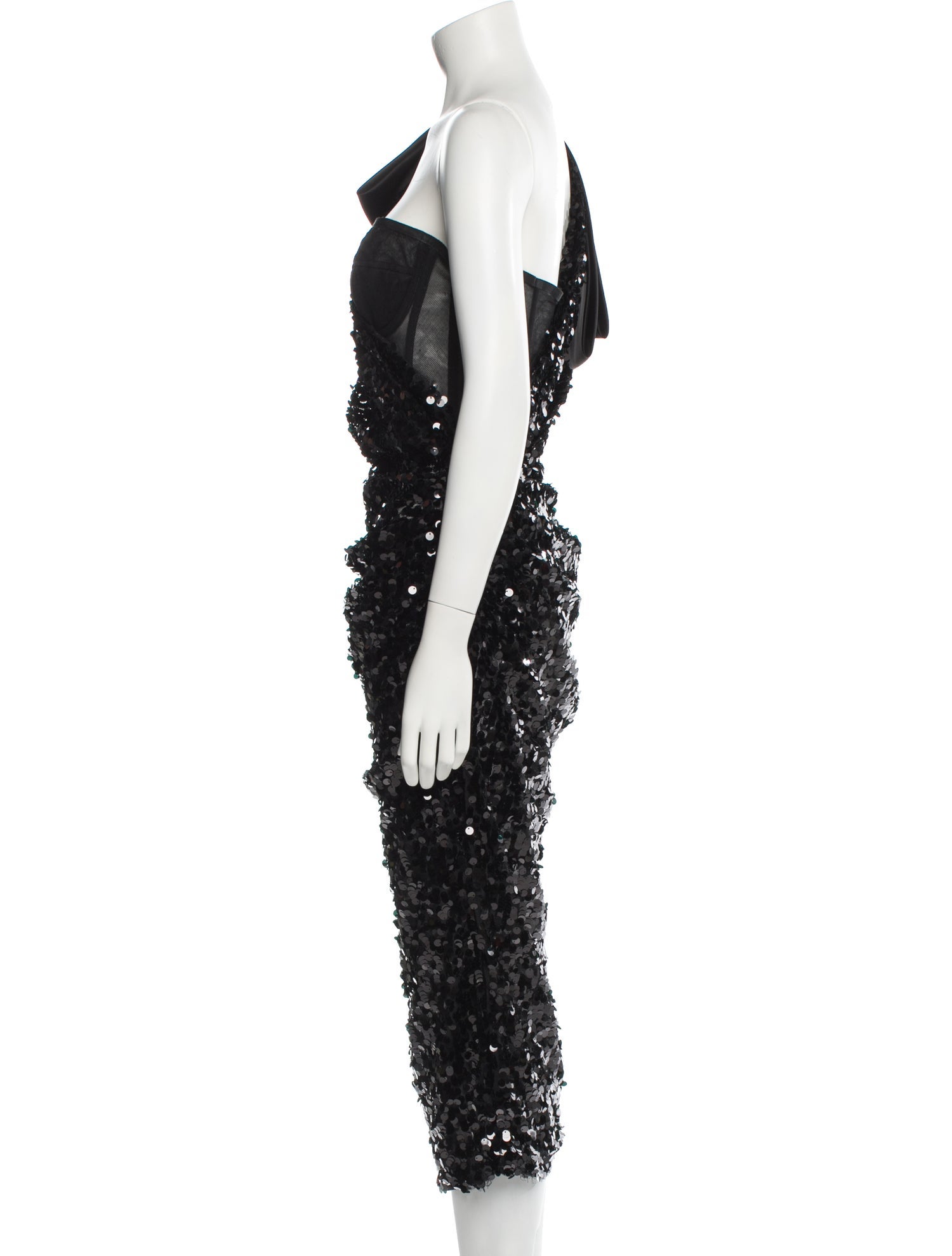 Dolce & Gabbana One-Shoulder Long Dress