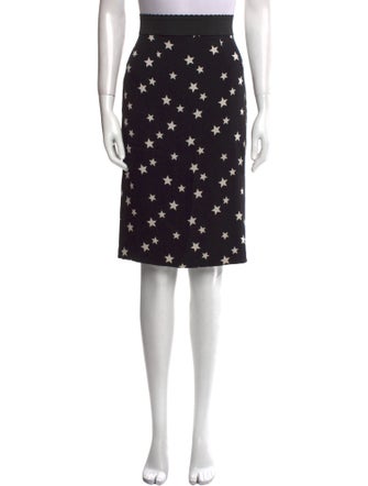 Dolce & Gabbana Silk Knee-Length Skirt