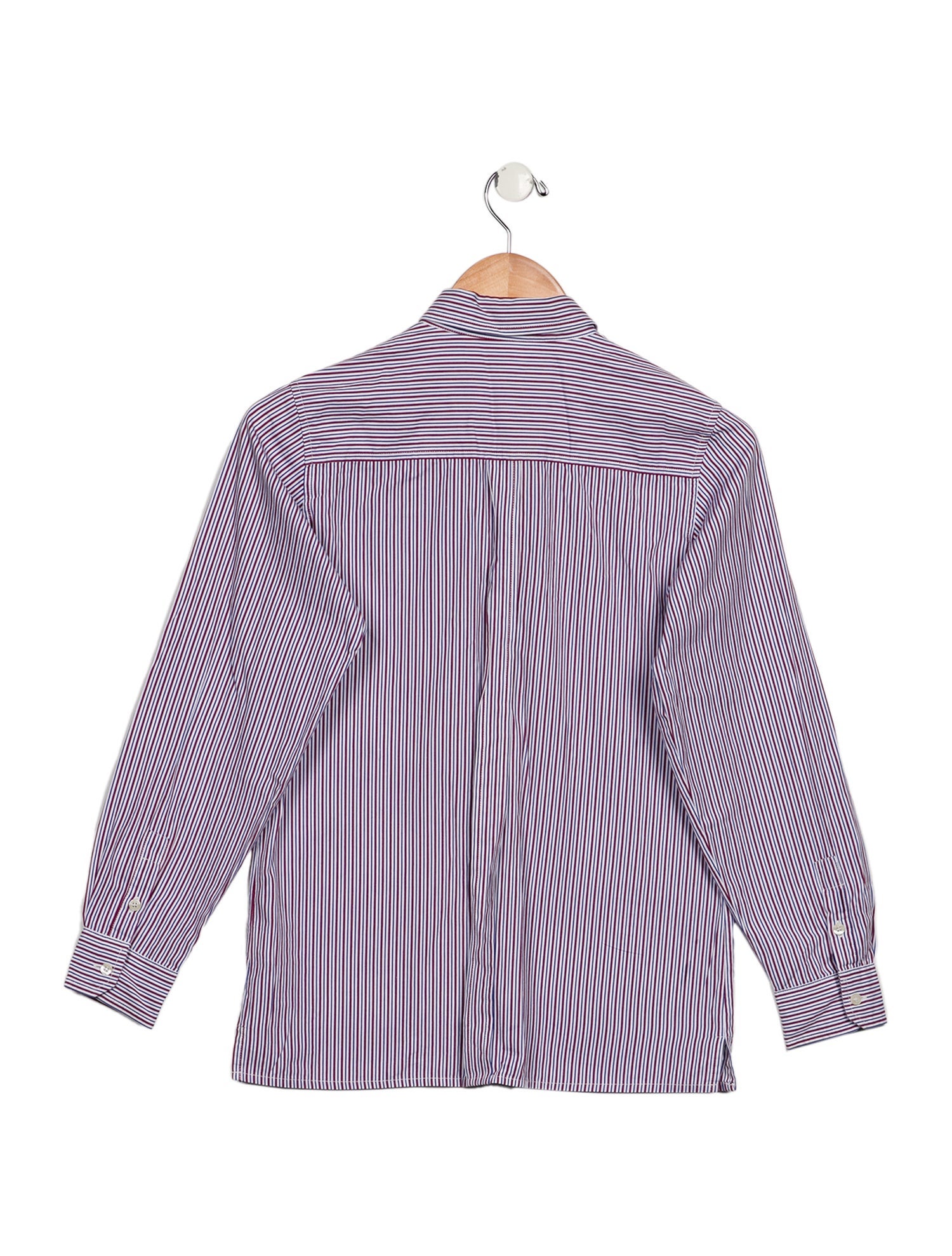 Dolce & Gabbana Kids Boys' Printed Embroidered Long Sleeve Button Up Shirt