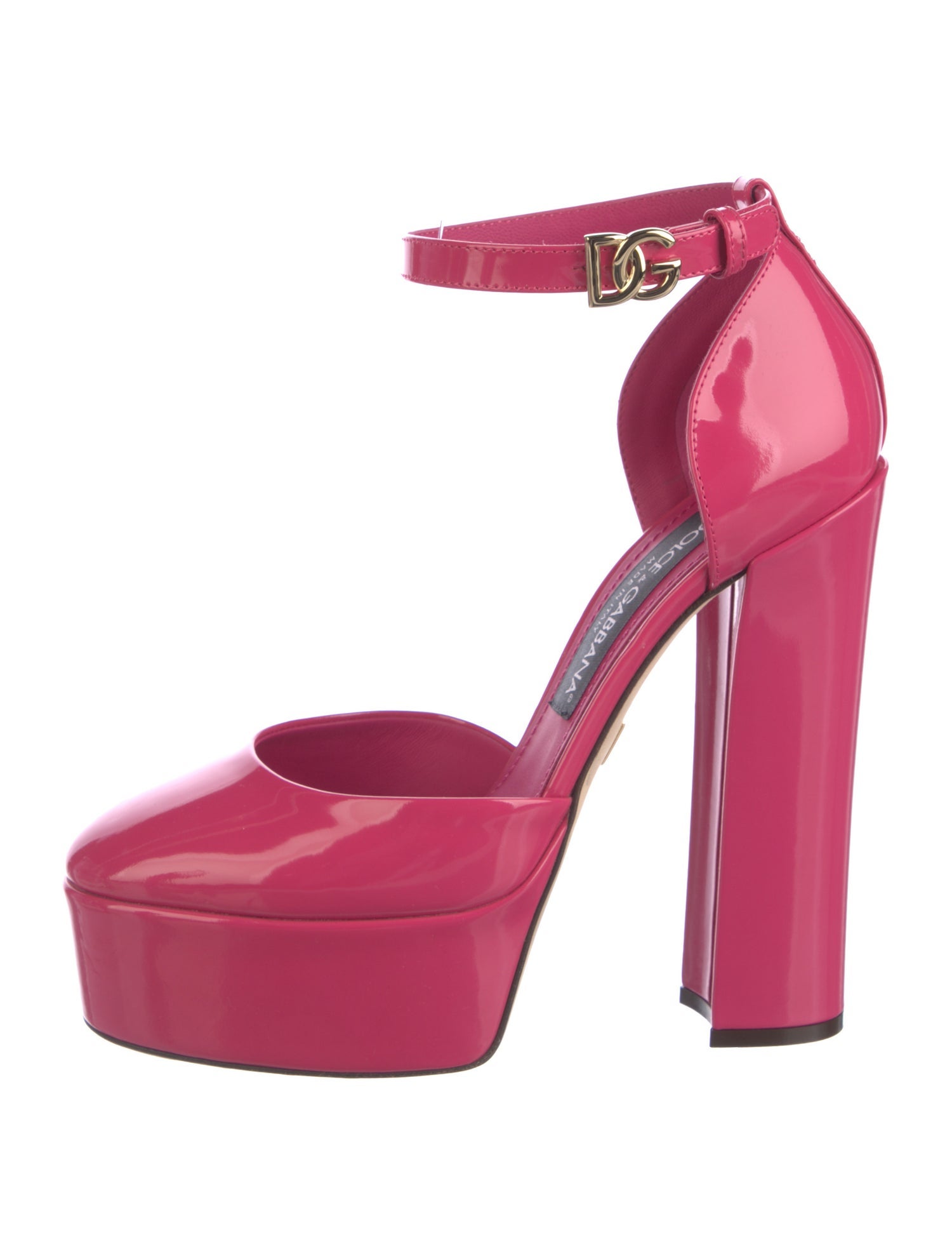 Dolce & Gabbana Patent Leather D'Orsay Pumps