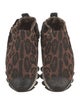 Dolce & Gabbana Neoprene Animal Print Athletic Sneakers