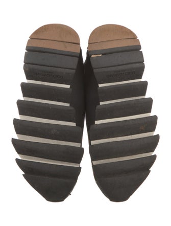 Dolce & Gabbana Neoprene Animal Print Athletic Sneakers