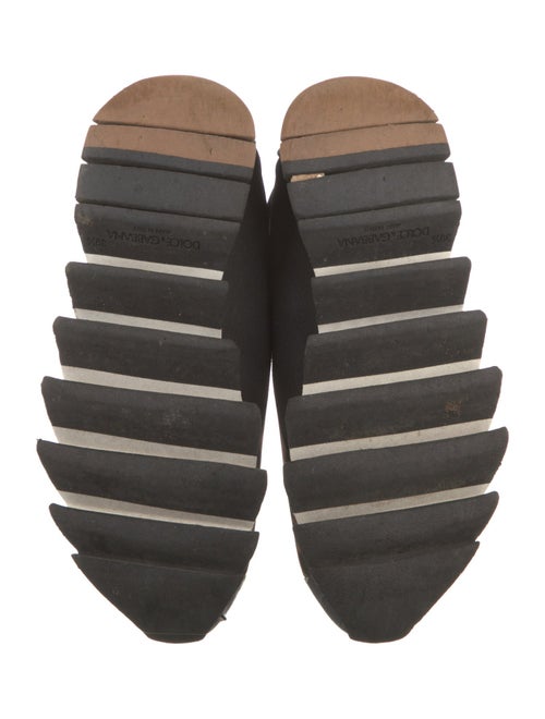 Dolce & Gabbana Neoprene Animal Print Athletic Sneakers