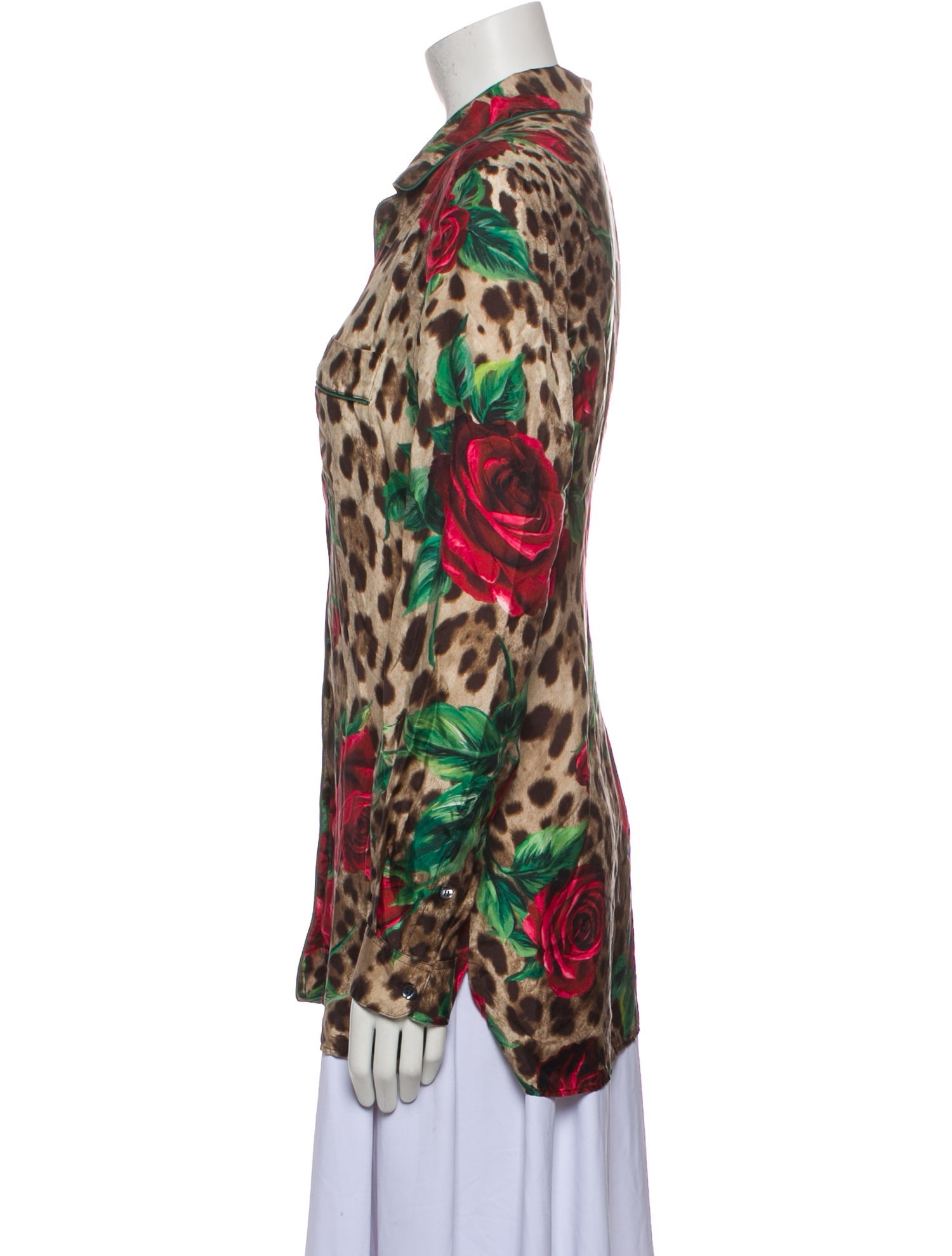 Dolce & Gabbana Silk Printed Pajamas