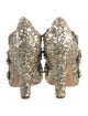 Dolce & Gabbana Sequins Floral Print Pumps