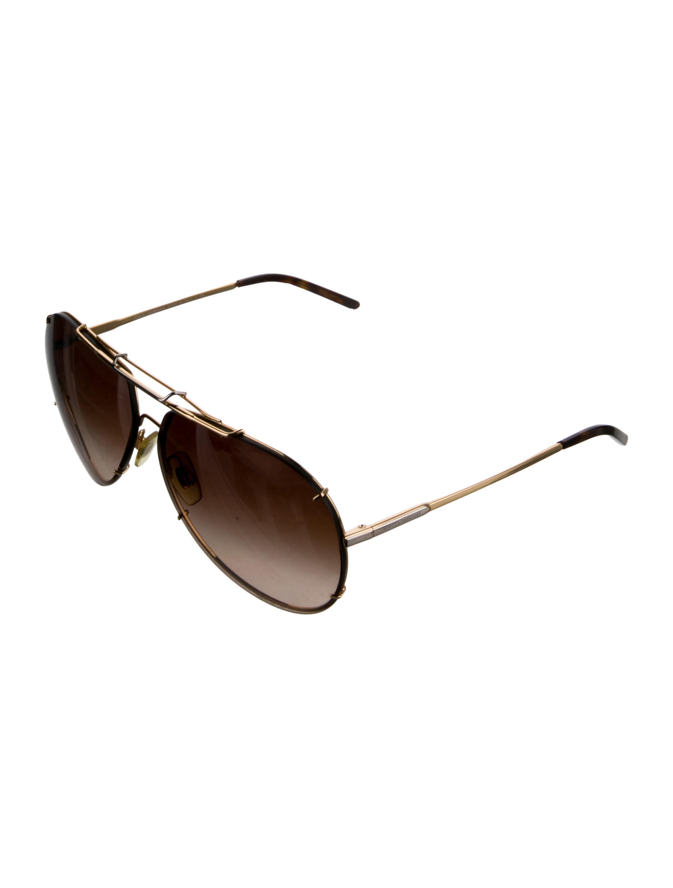 Dolce & Gabbana Aviator Gradient Sunglasses
