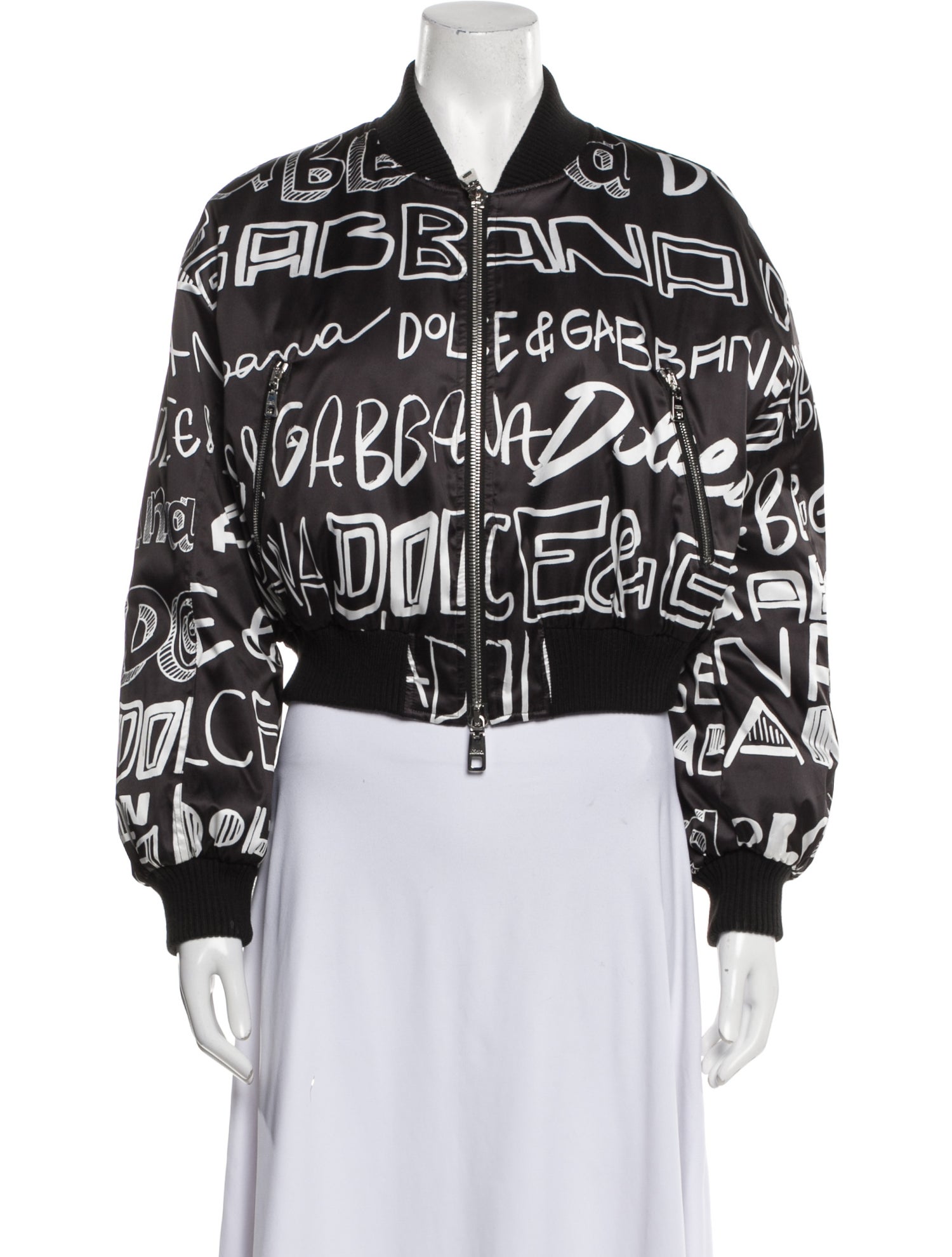 Dolce & Gabbana Printed Bomber Jacket