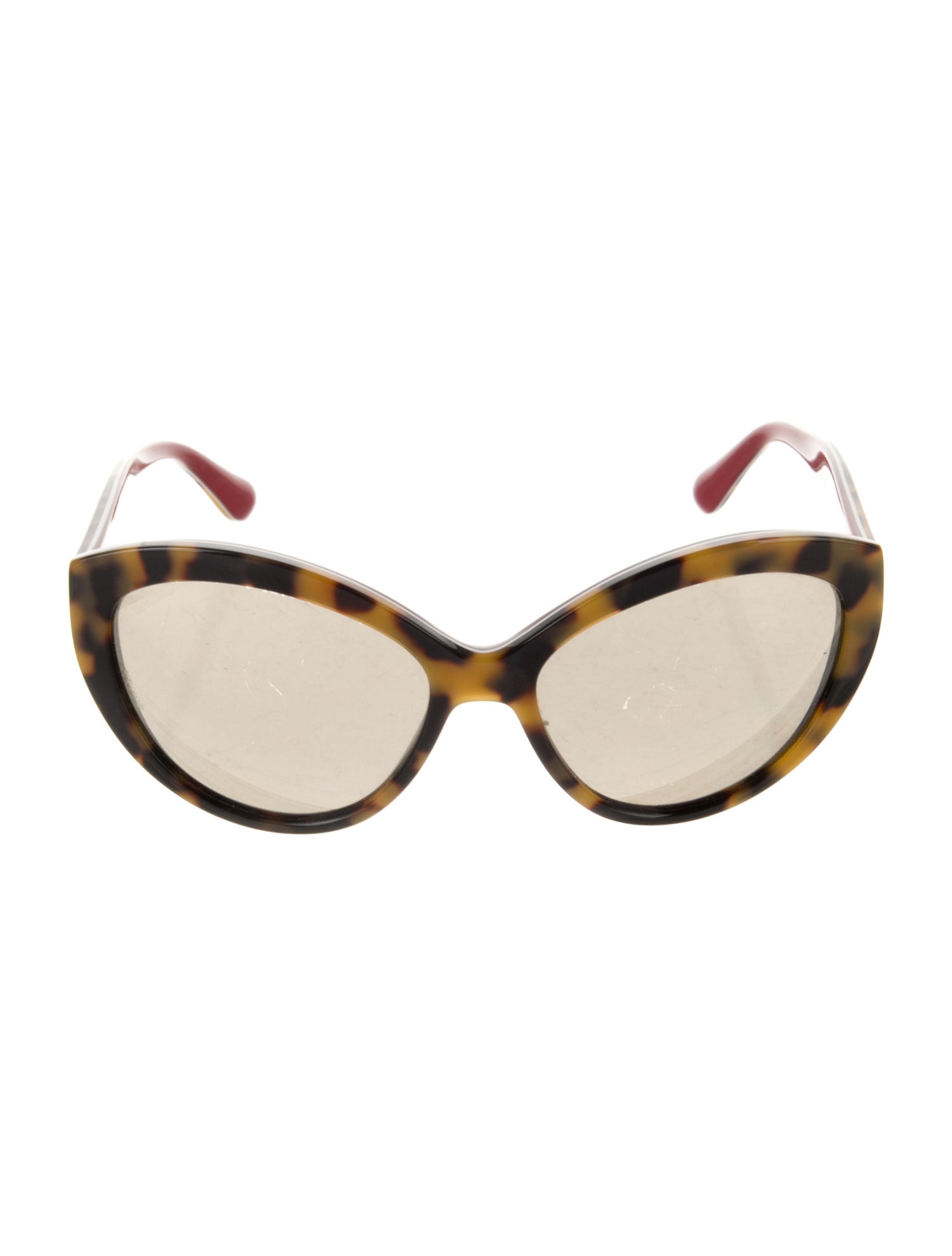 Dolce & Gabbana Cat-Eye Mirrored Sunglasses
