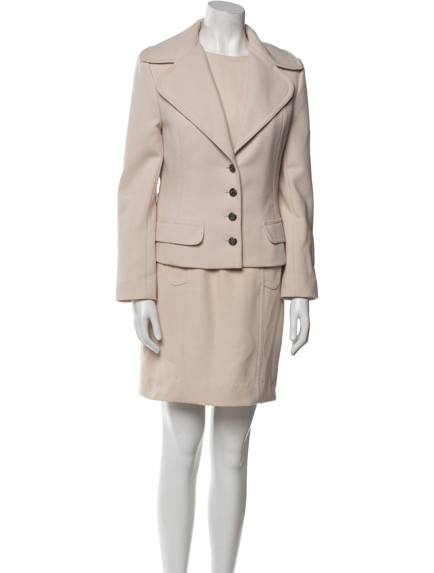 Dolce & Gabbana Virgin Wool Dress Set