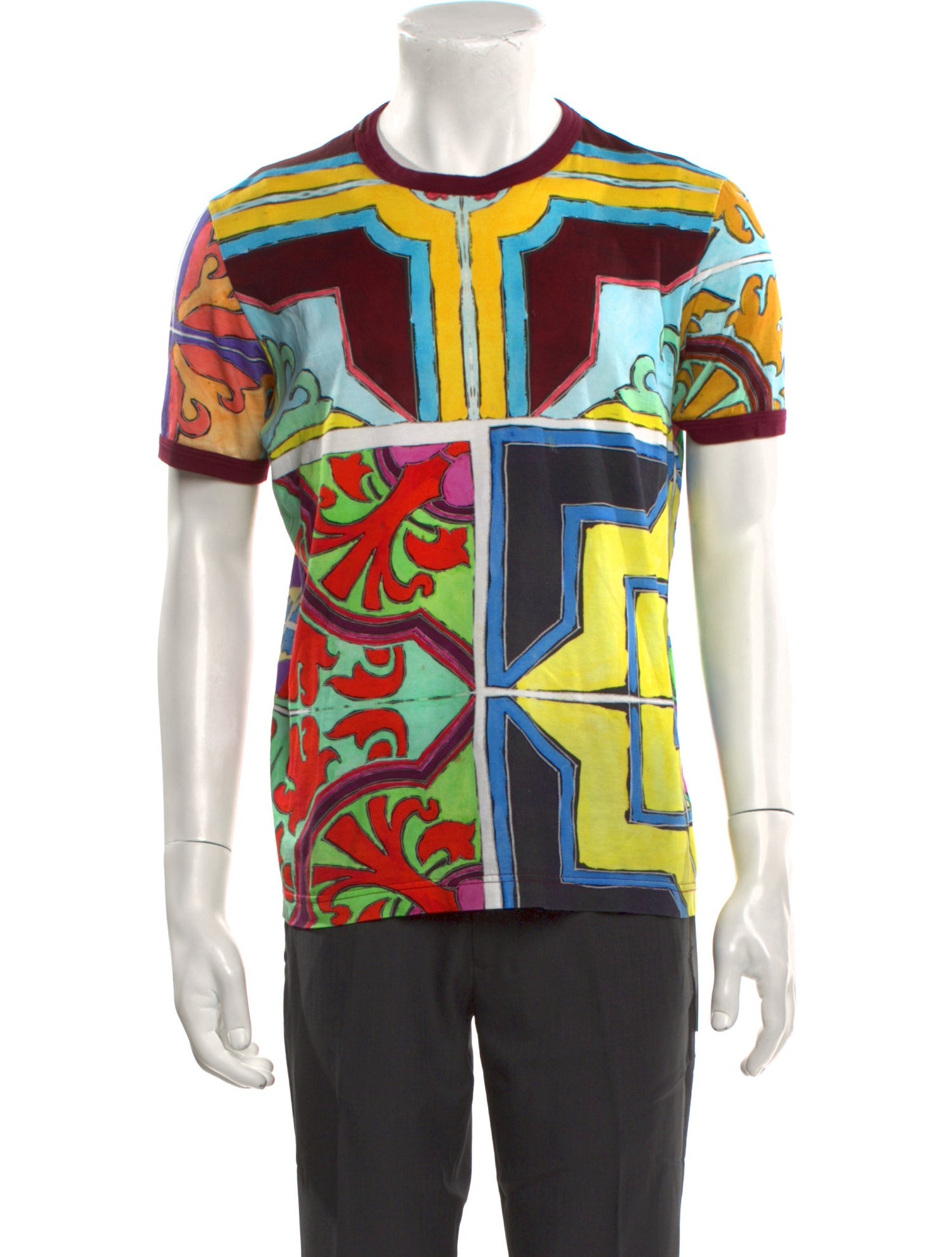 Dolce & Gabbana Graphic Print Crew Neck T-Shirt