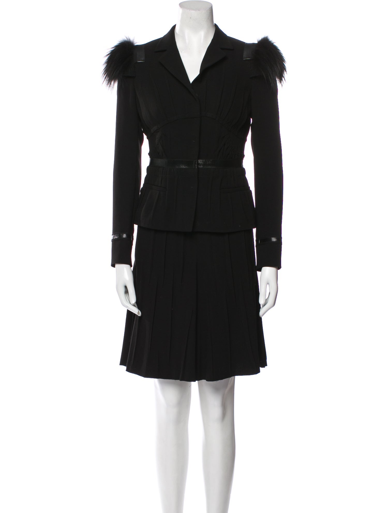 Prada Vintage Wool Skirt Suit