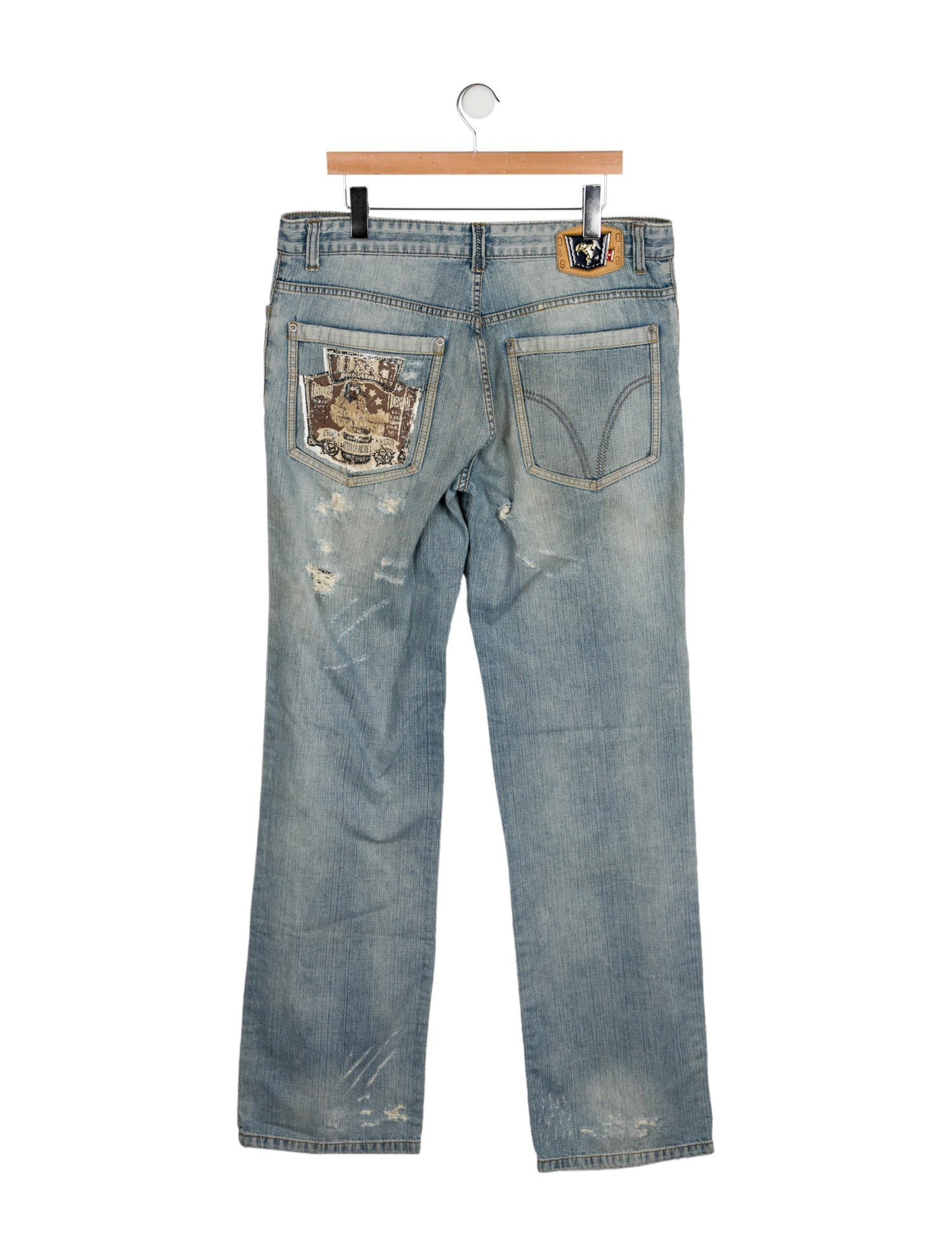 D&G Vintage Straight-Leg Jeans