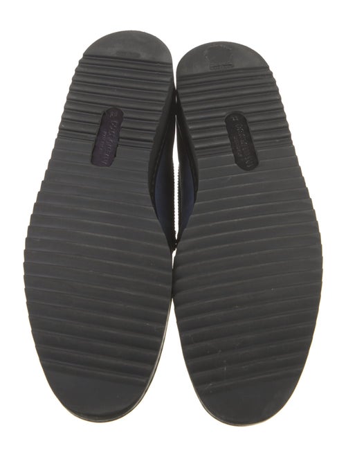 Dolce & Gabbana Suede Leather Trim Embellishment Loafers