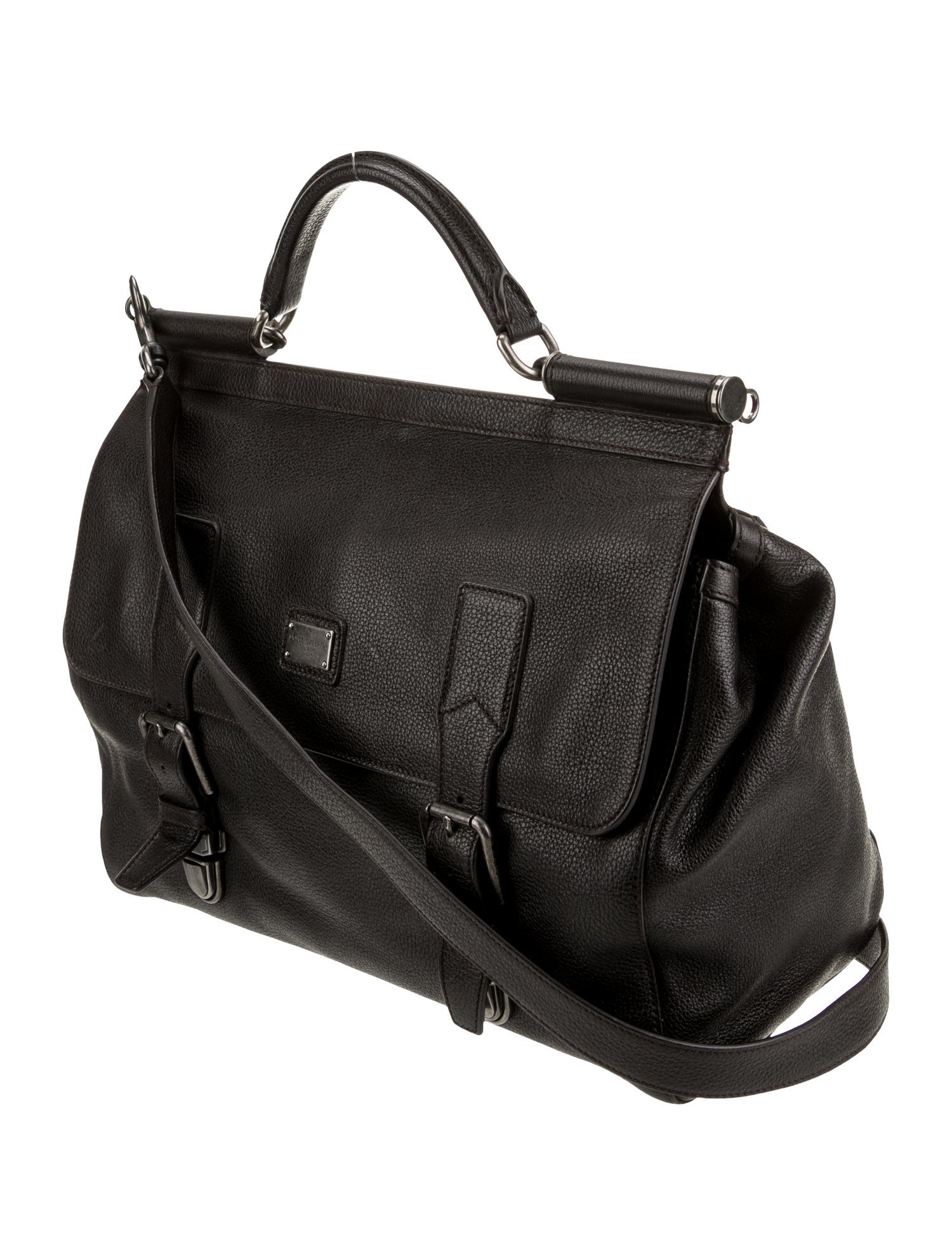 Dolce & Gabbana Leather Messenger Bag