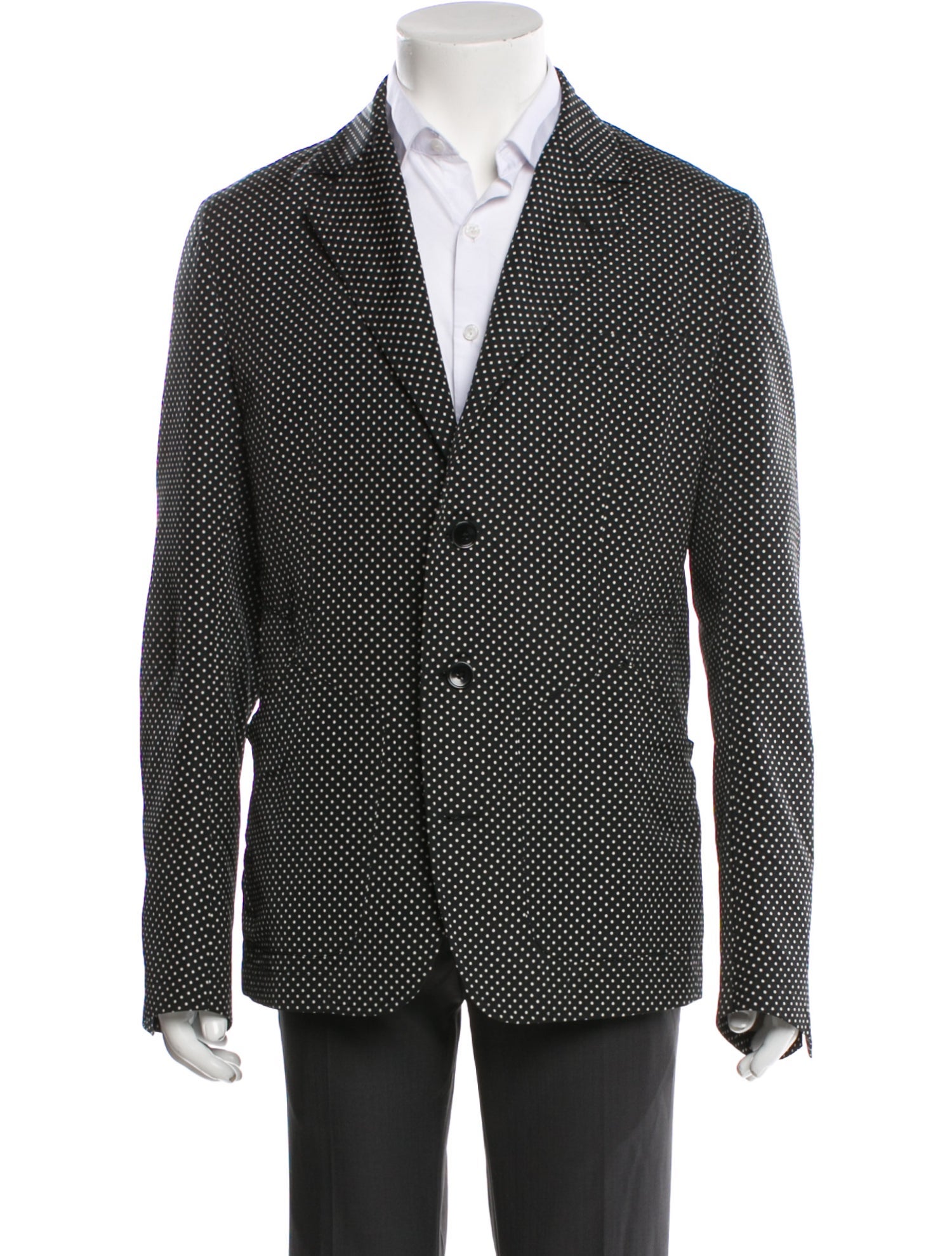 Dolce & Gabbana Polka Dot Print Coat