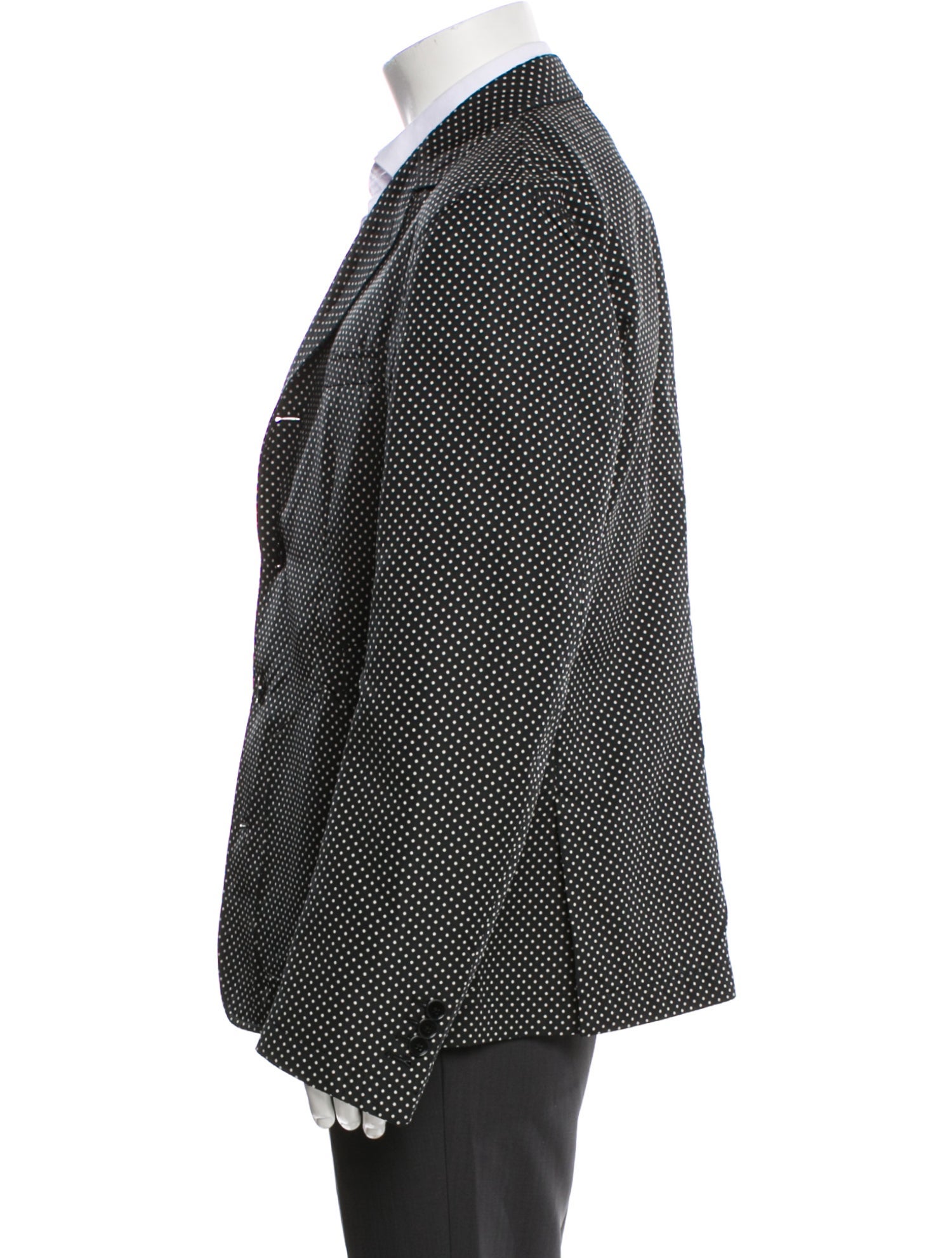 Dolce & Gabbana Polka Dot Print Coat