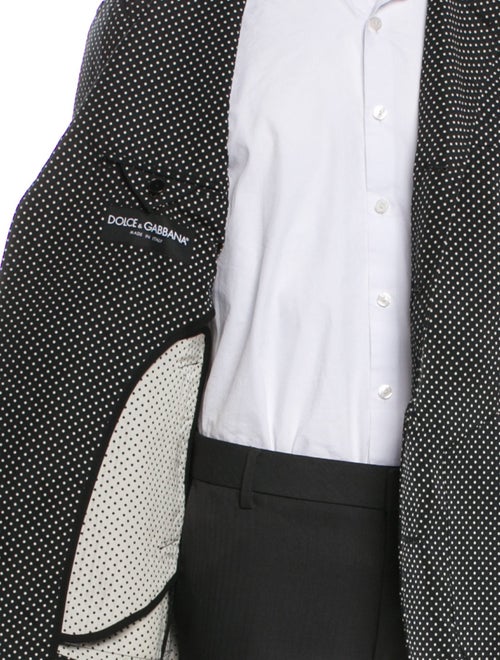 Dolce & Gabbana Polka Dot Print Coat