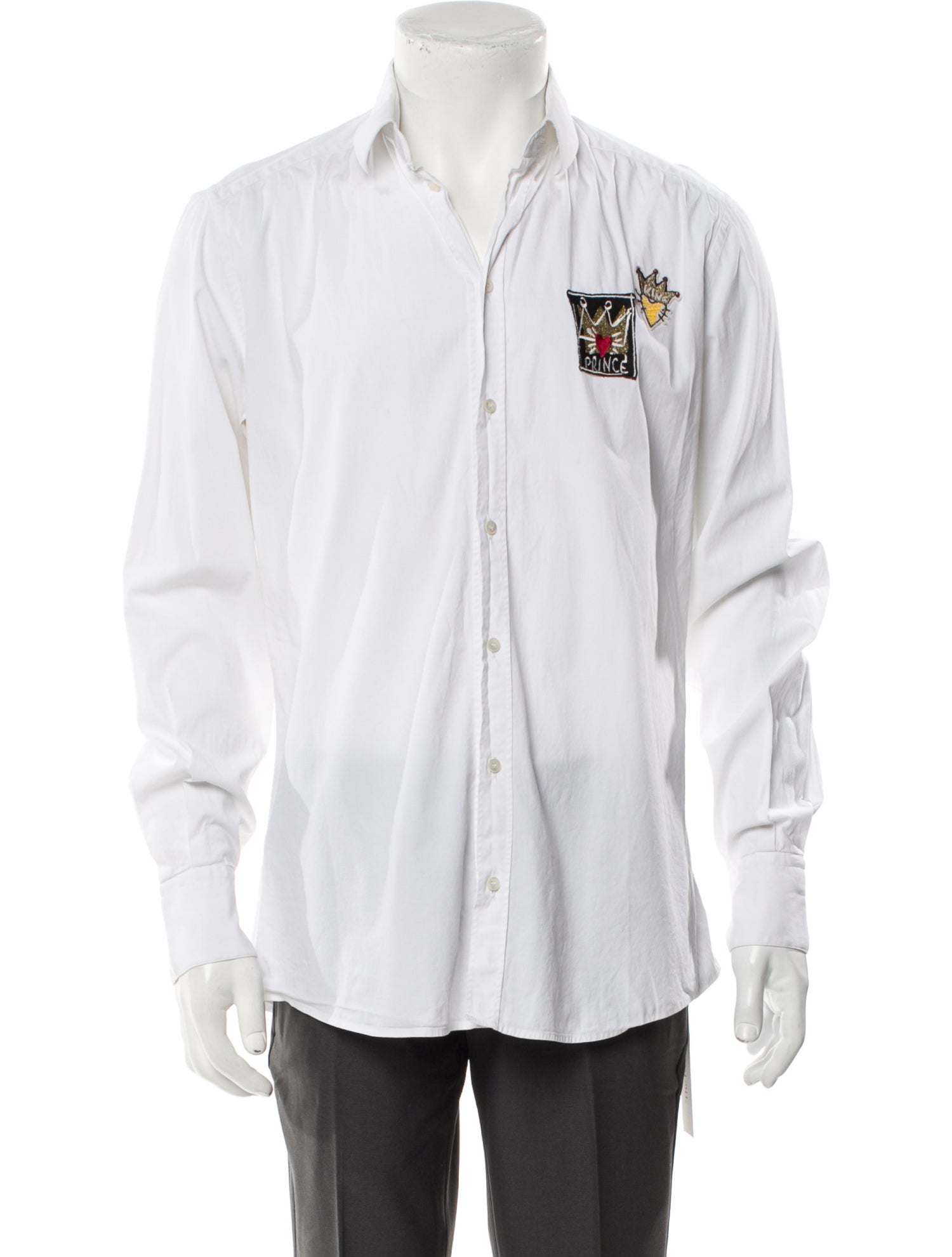 Dolce & Gabbana Graphic Print Long Sleeve Shirt