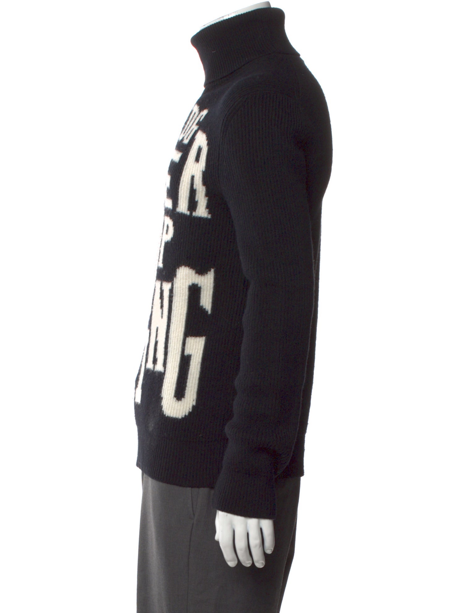 Dolce & Gabbana Virgin Wool Graphic Print Pullover