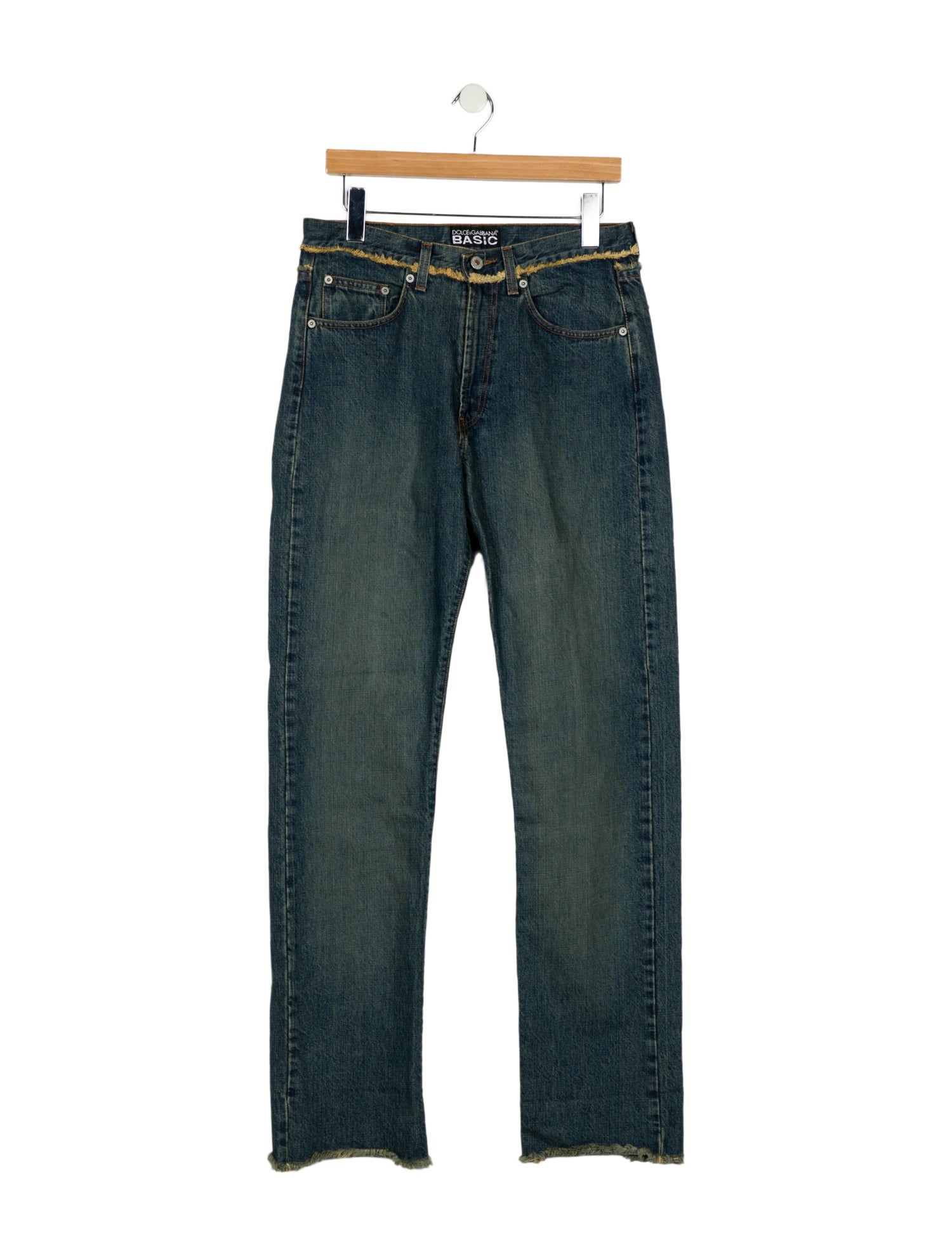 Dolce & Gabbana Basic Straight Leg Jeans